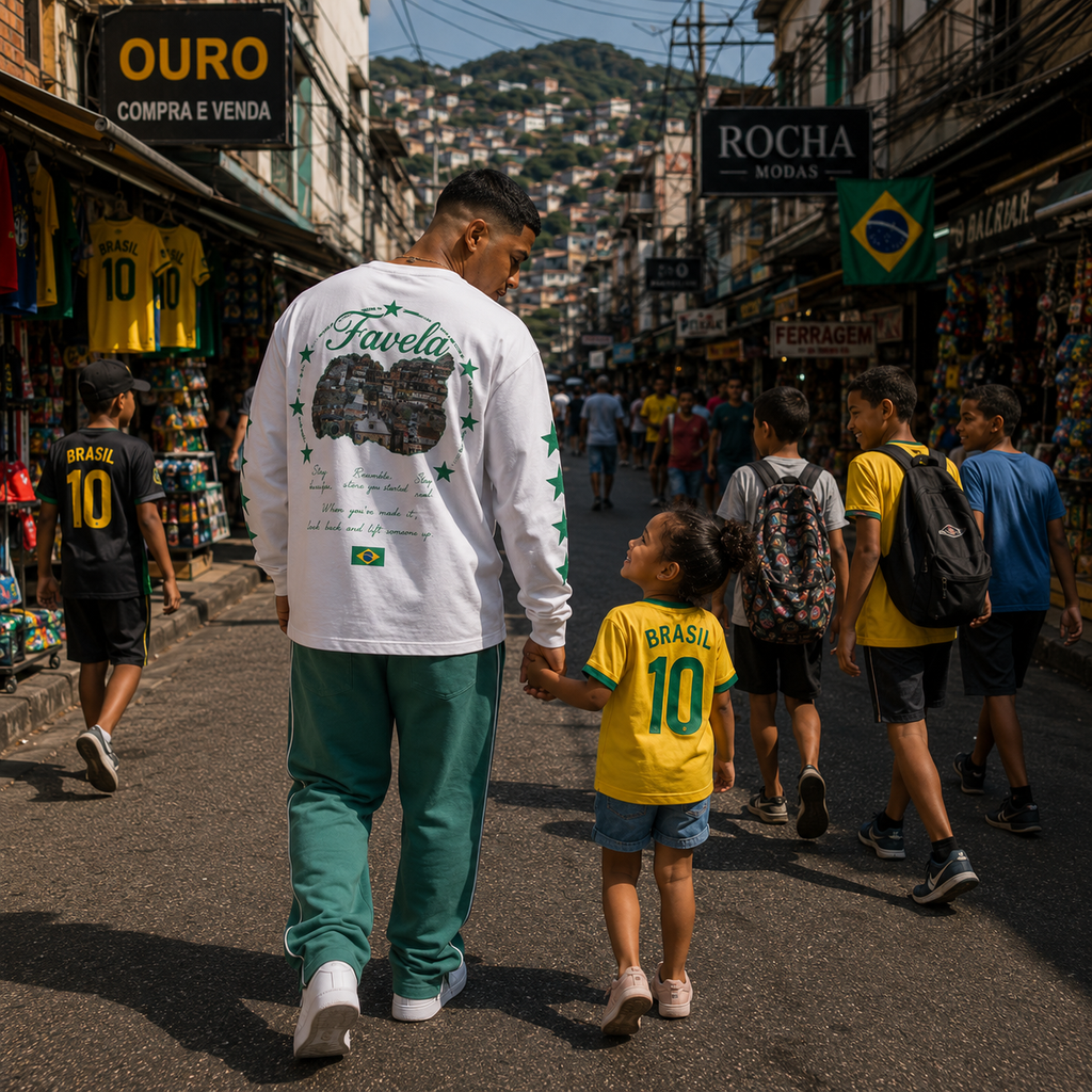 Long Sleeve – Brasil Favela Edition | R3CEIVED(Normal fit)