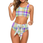 R3ceived Ladies Cute Striped Bikini Two Piece Swimsuit - R3ceived