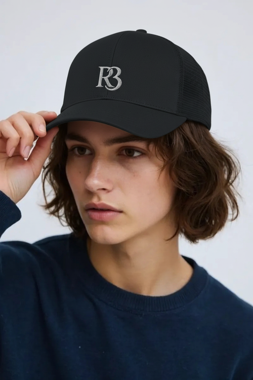 R3CEIVED black mesh cap with white logo – foto 2