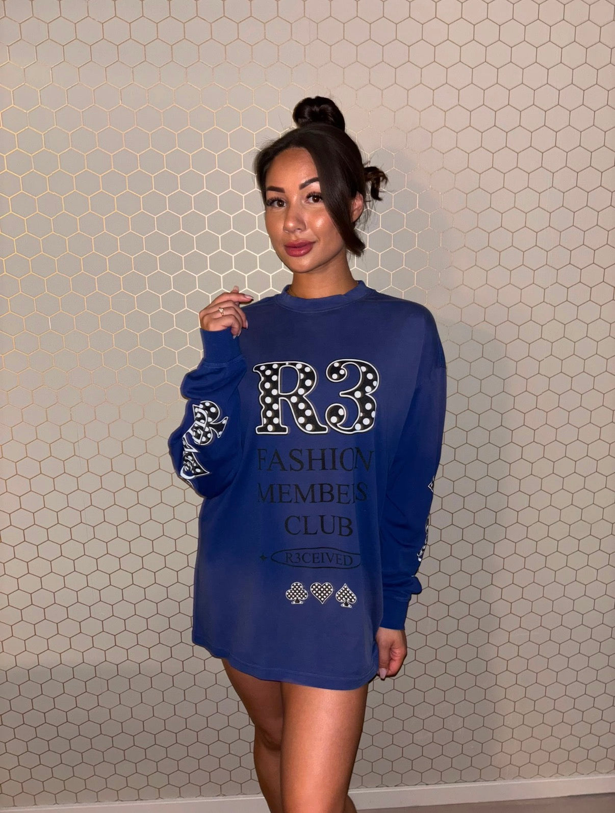 Polkadats oversized fit front