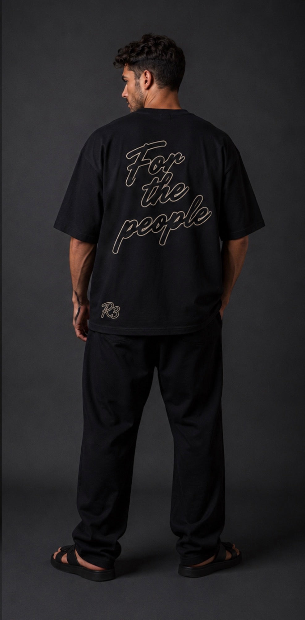 FOR THE PEOPLE Oversized T-Shirt R3