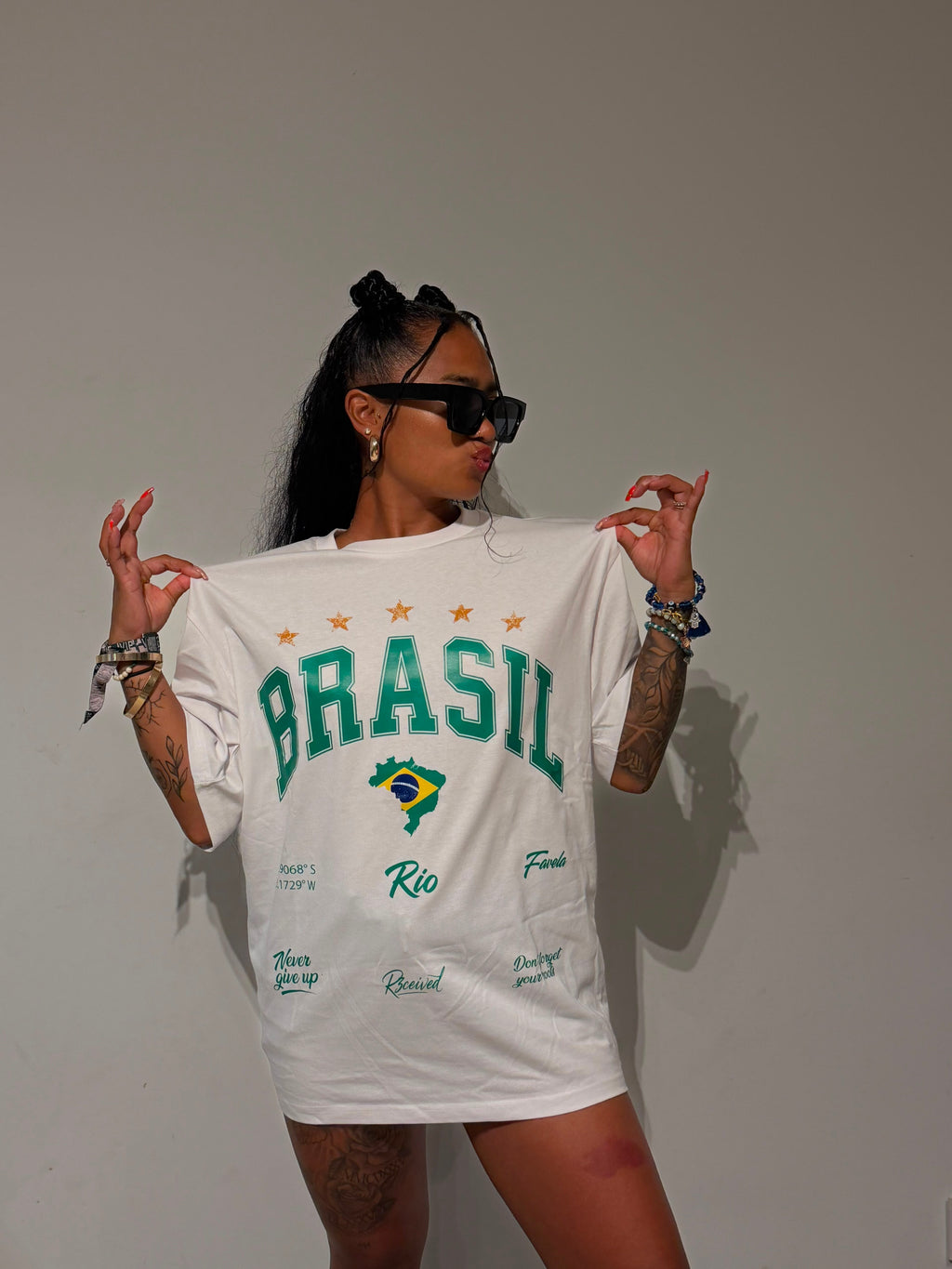Brasil Favela edition Oversized Shirt