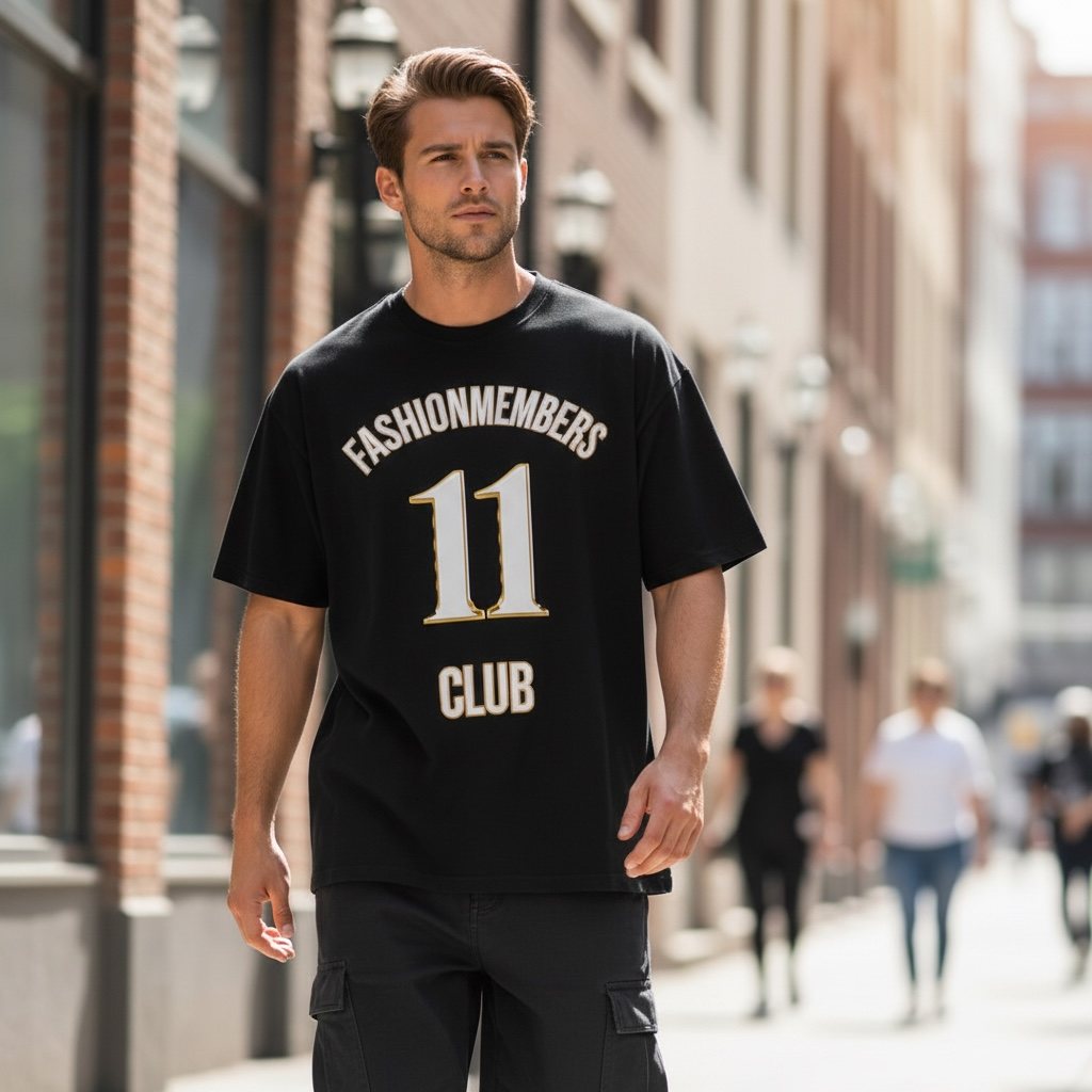 Fashion Members Club Nummer 11 Amsterdam Oversized T-Shirt