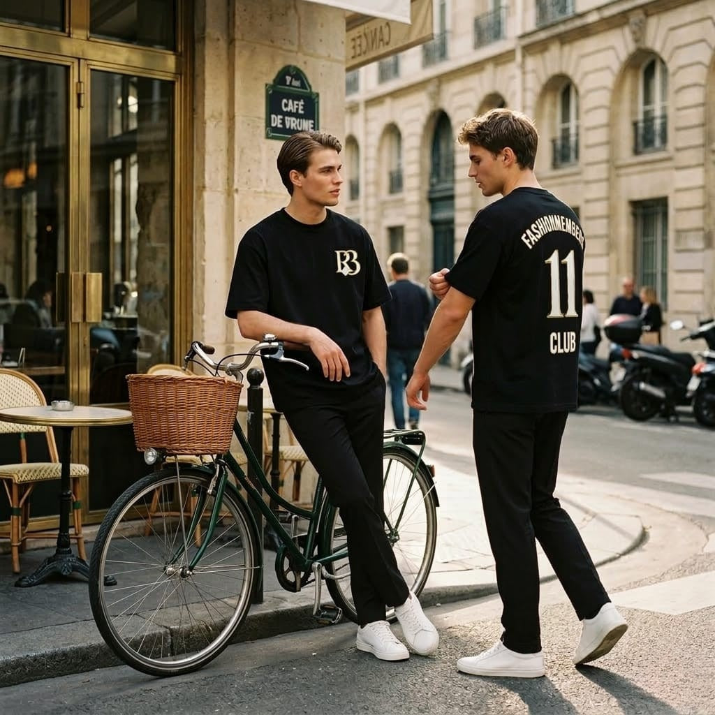 Fashion Members Club Number 11 Amsterdam Oversized T-shirt met rugdesign