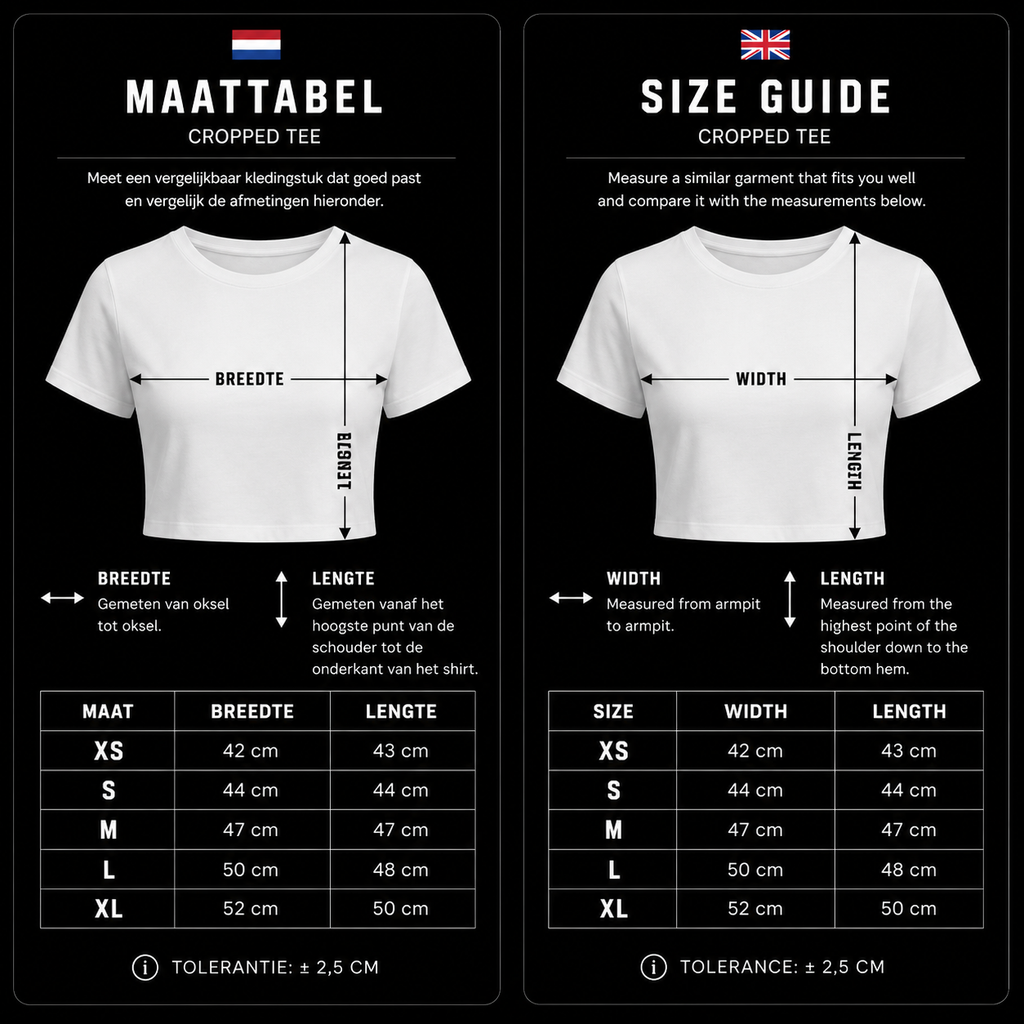WK 2026 Cropped Tee – Dames WK Shirt | R3CEIVED