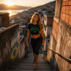 BRASIL Favela Ladies Cropped Tee
