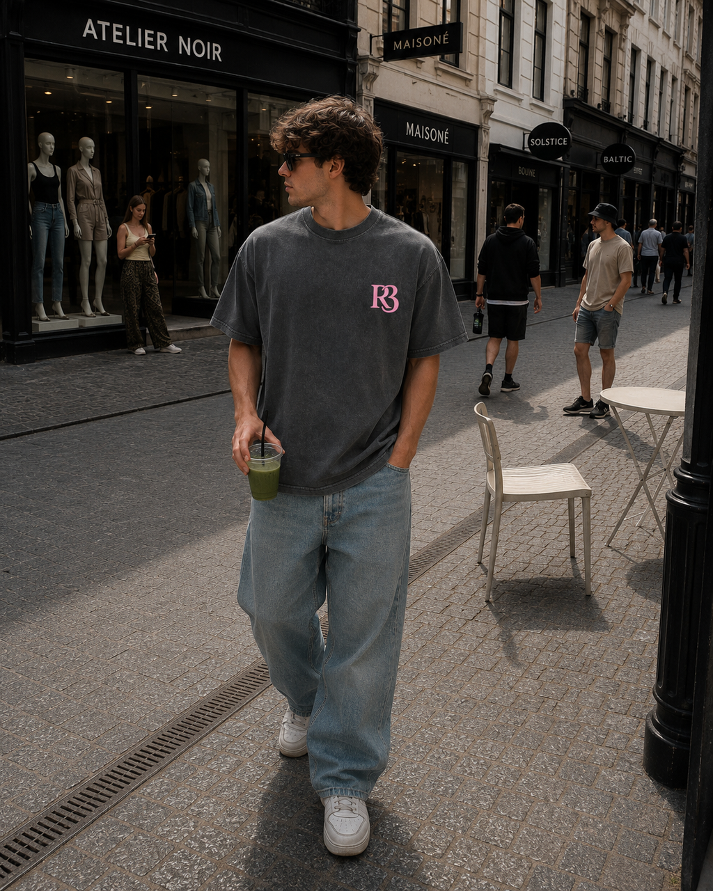 You Don’t Know the Owner 2.0 Oversized T-Shirt Men(Fashion Members Club)