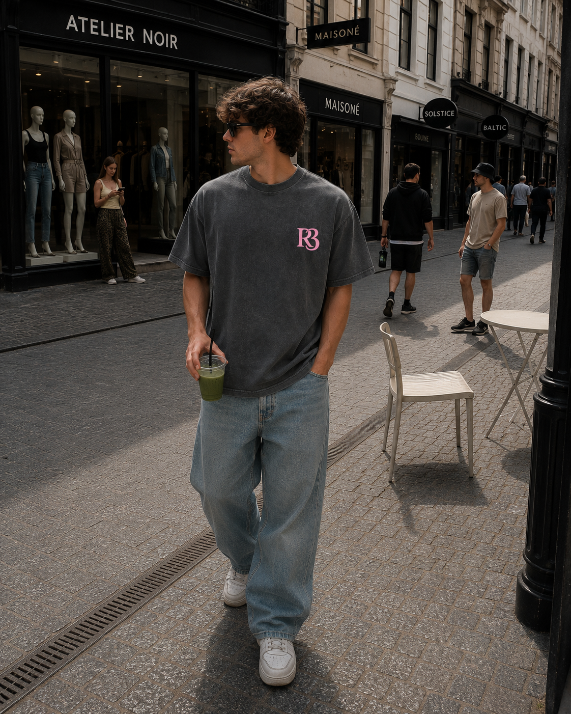 You Don’t Know the Owner 2.0 Oversized T-Shirt Men(Fashion Members Club)