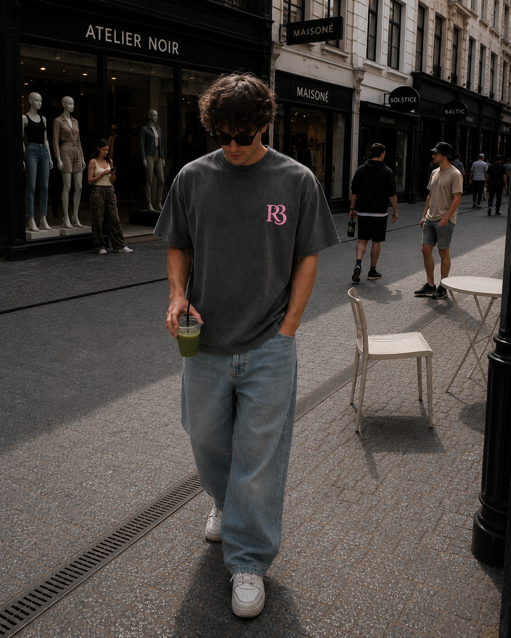You Don’t Know the Owner 2.0 Oversized T-Shirt Men(Fashion Members Club)