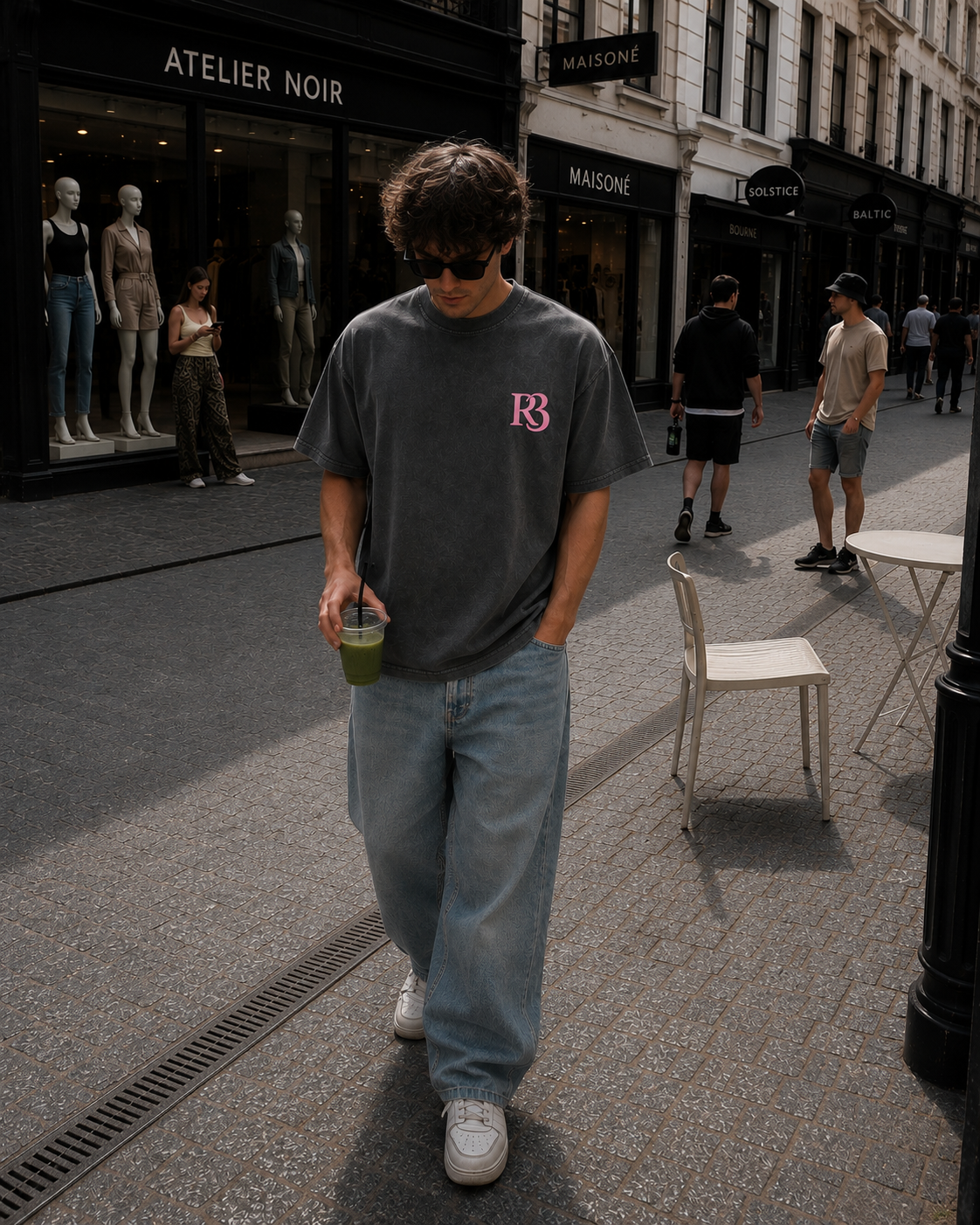 You Don’t Know the Owner 2.0 Oversized T-Shirt Men(Fashion Members Club)