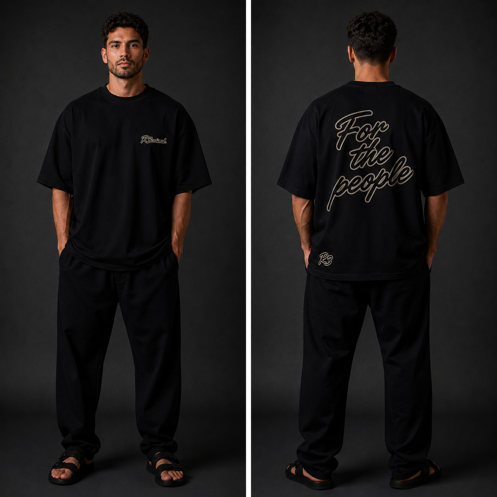 FOR THE PEOPLE Oversized T-Shirt R3