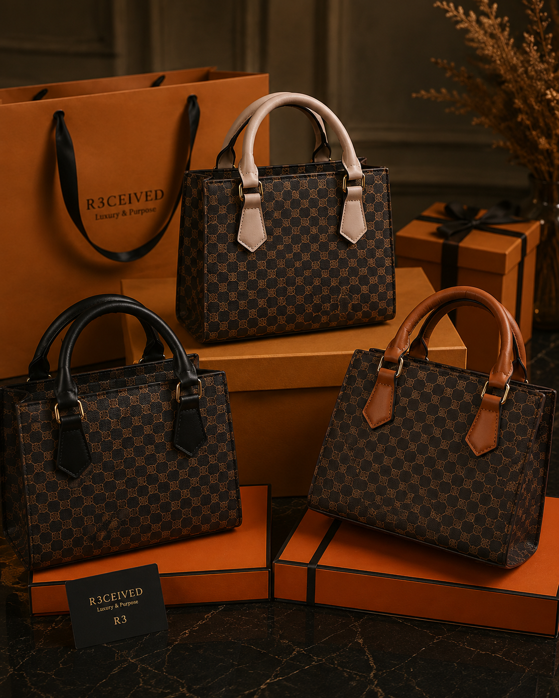 R3CEIVED Le Amour Paris Bag