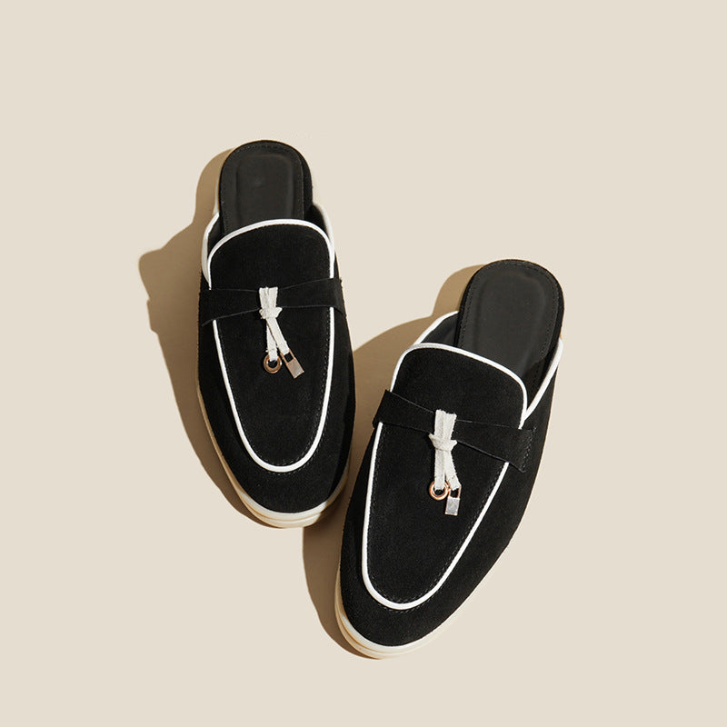 R3CEIVED Saint-Tropez Suede Mule Loafers( woman)
