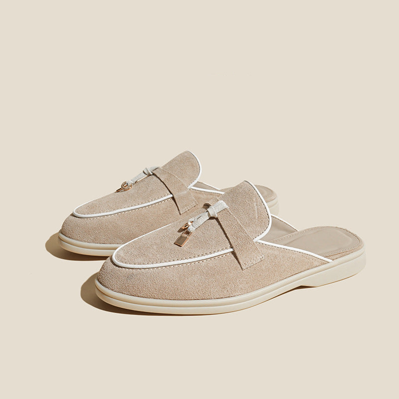 R3CEIVED Saint-Tropez Suede Mule Loafers( woman)