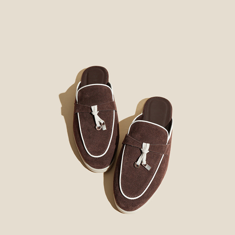 R3CEIVED Saint-Tropez Suede Mule Loafers( woman)