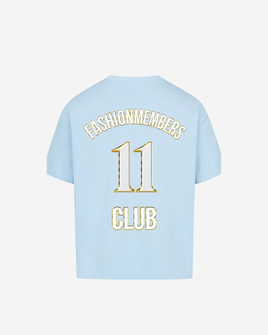 Fashion Members Club Number 11 Amsterdam Oversized T-shirt met rugdesign