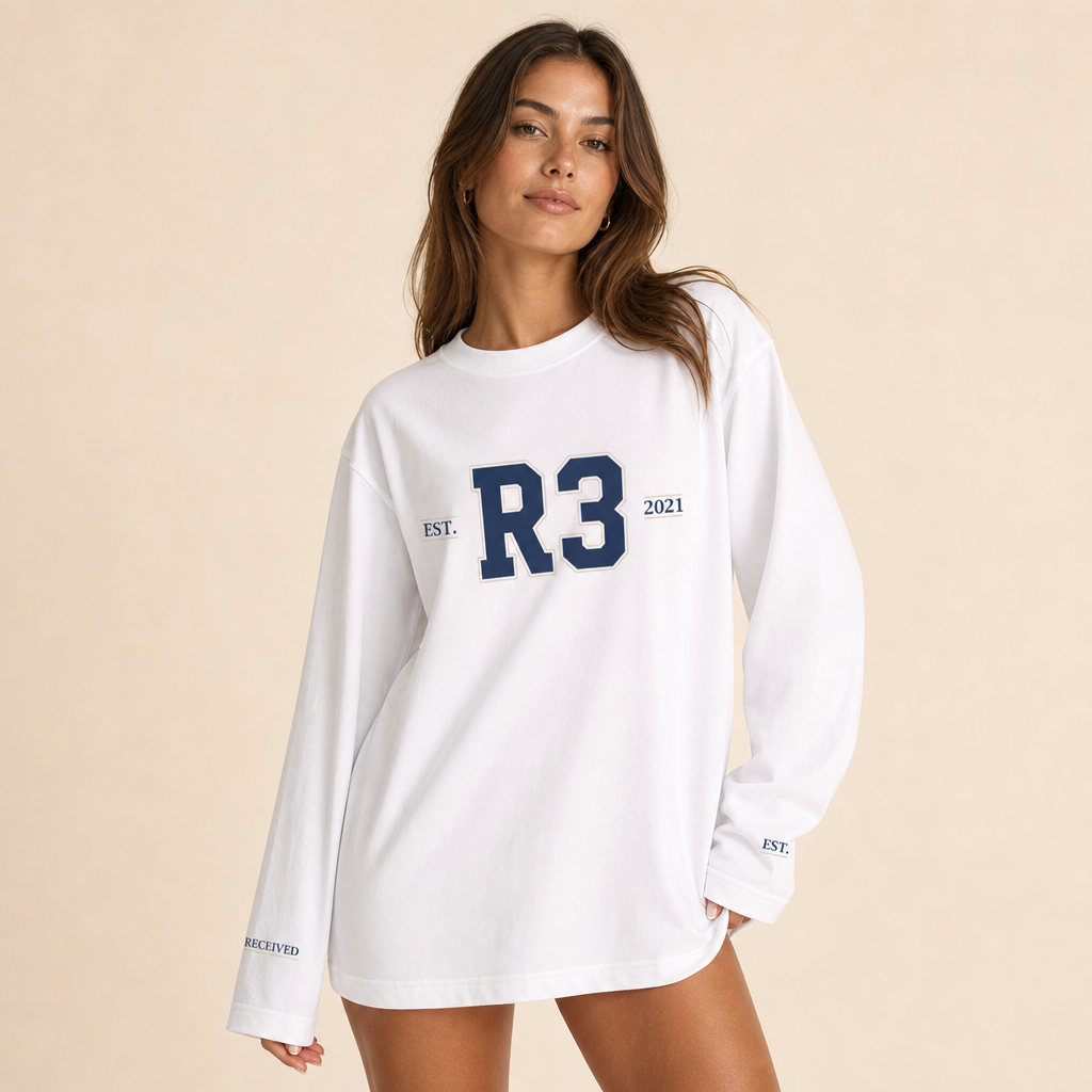 The R3 statement Piece, long sleeve( Normal fit)