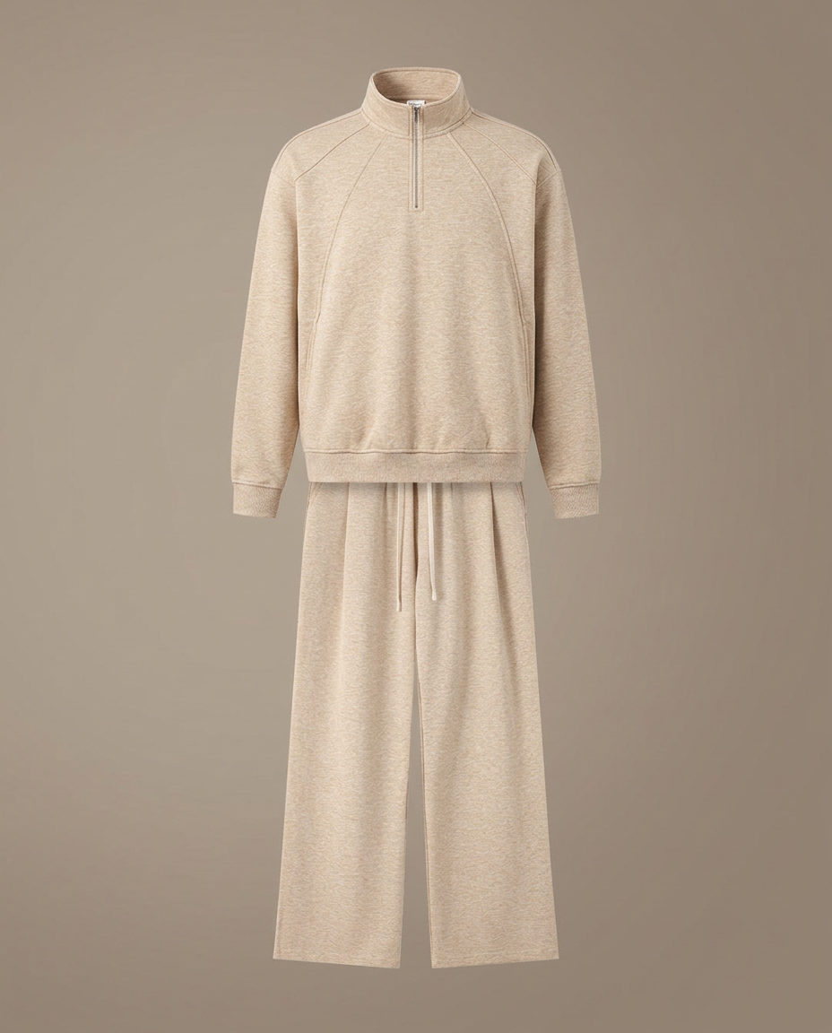 Belgravia Half-Zip Set Sand