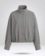 Carreau Jacket in Black Gingham – studio