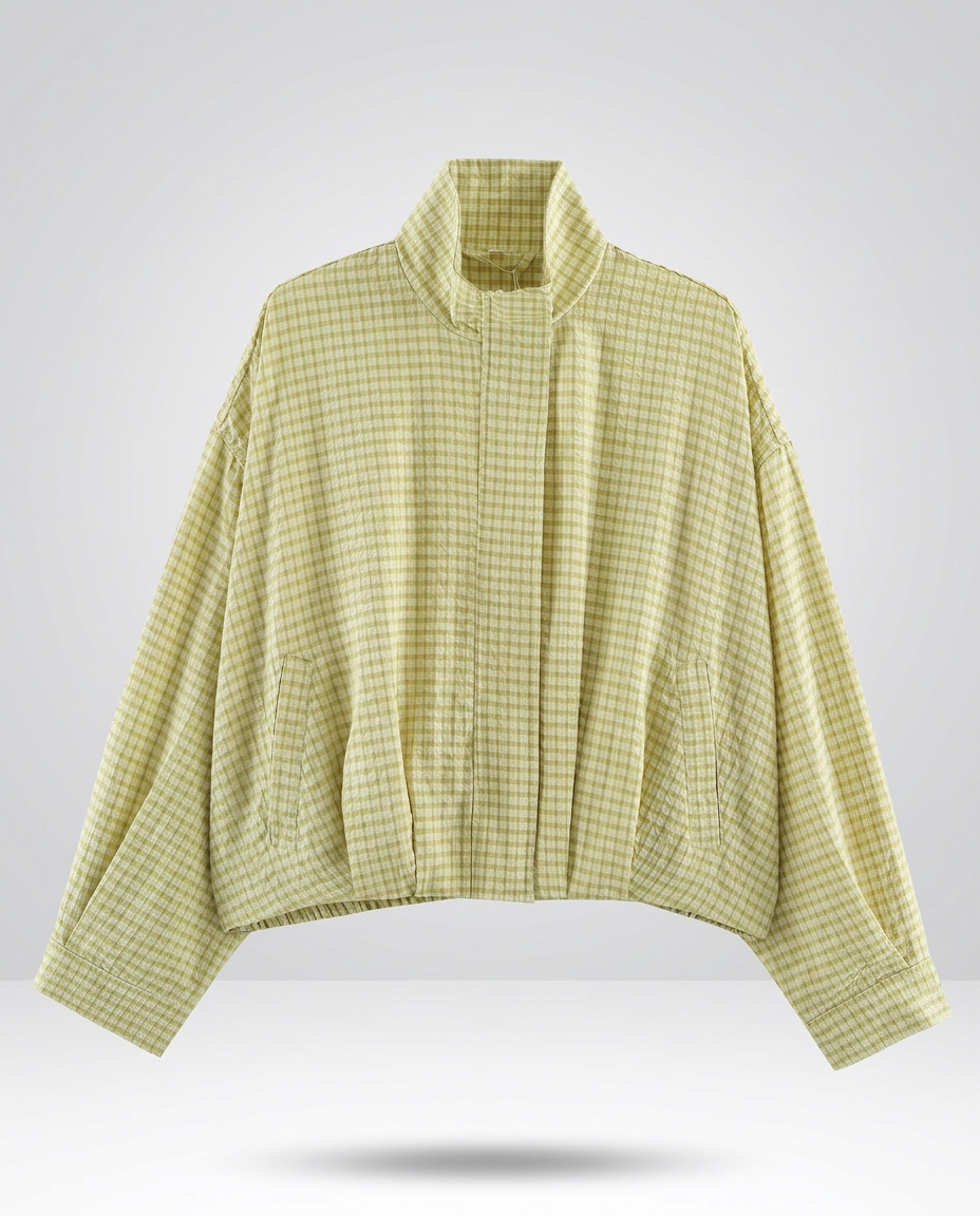 Carreau Jacket in Citron – studio