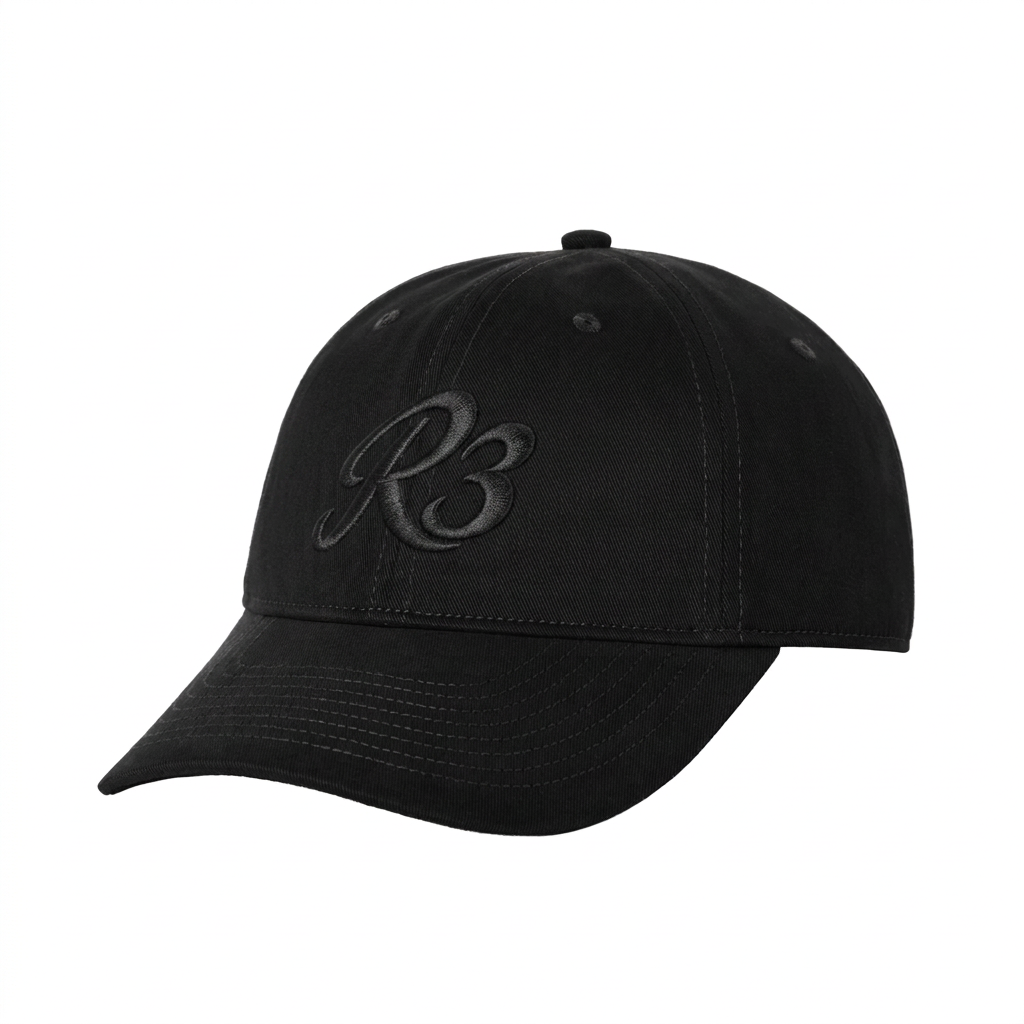 R3ceived Couture Cap Tonal Black