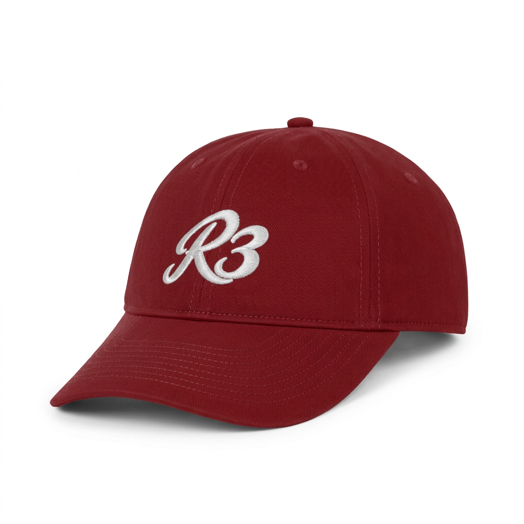R3ceived Couture R3 Cap White Burgundy