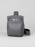 Sinclair grey sling bag - studio product photo