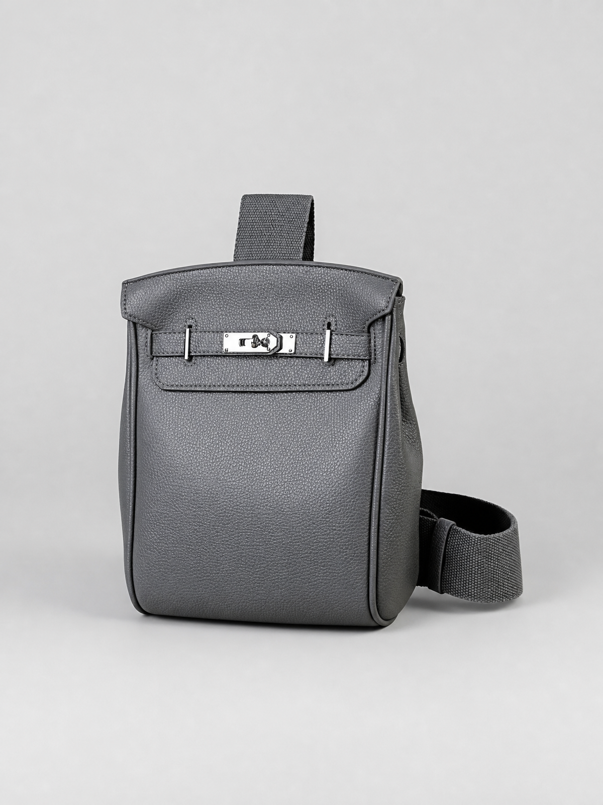 Sinclair grey sling bag - studio product photo