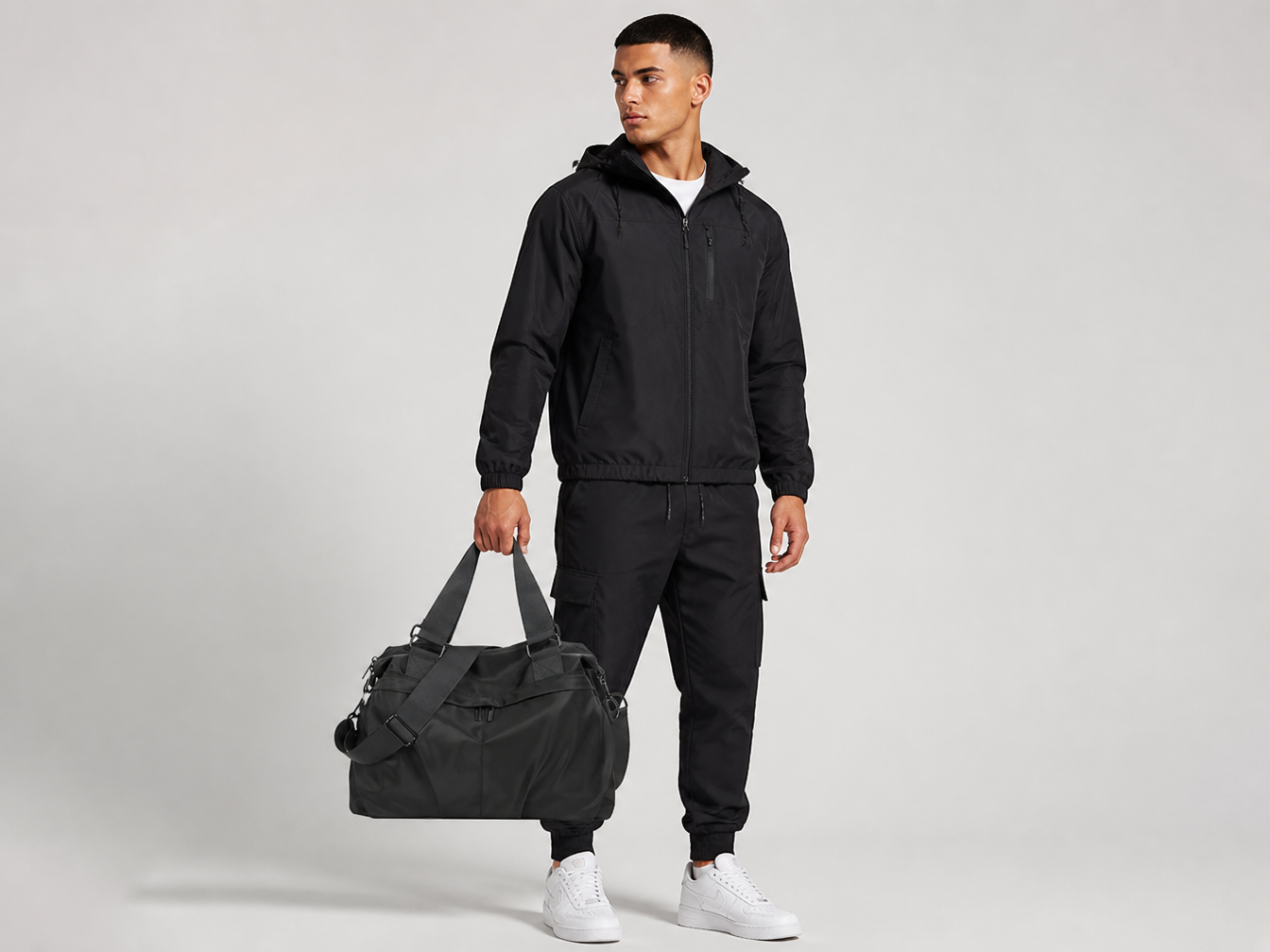 Aurelius Duffel Bag - held in hand