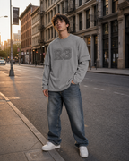 Male model wearing R3CEIVED 3:33 Long Sleeve (washed), urban street shot