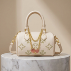 Structured Boston Handbag - Off-white luxury