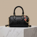 Structured Boston Handbag - Zwart luxury