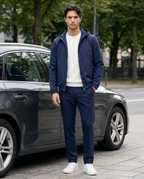 R3 Mille Jacket lifestyle exotic model marineblauw