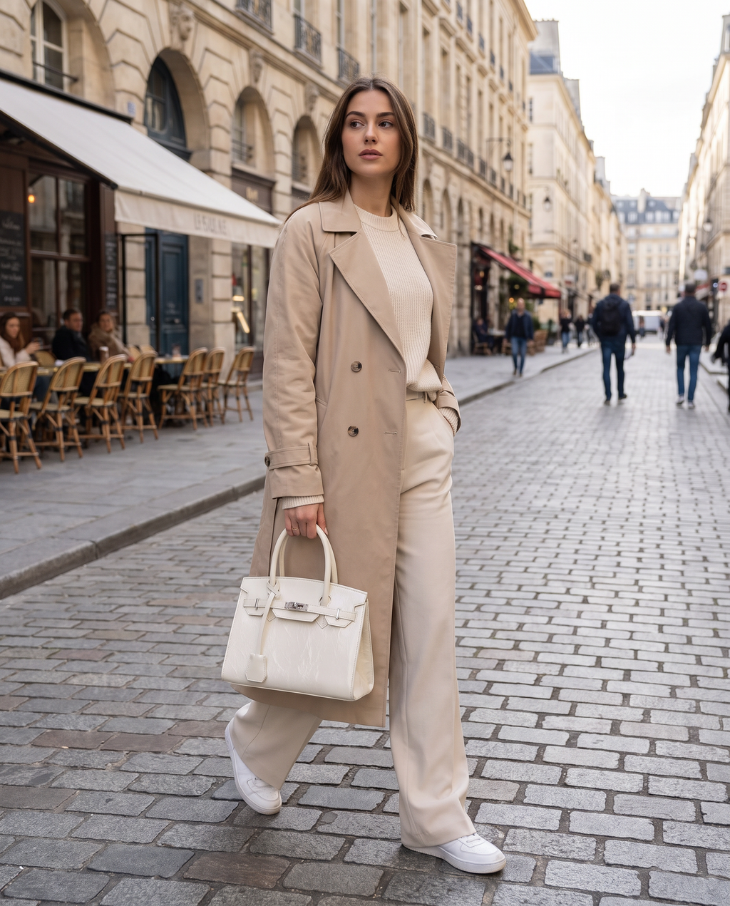 R3CEIVED L'Amour handtas - Bruin - met model