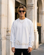 R3CEIVED Circle of Life long sleeve top White - male lifestyle full body sunglasses
