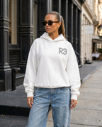 Isaiah 60:22 Hoodie White - female lifestyle front