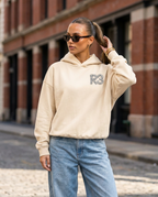 Isaiah 60:22 Hoodie Rice Apricot - female lifestyle front