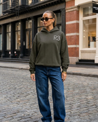 Isaiah 60:22 Hoodie Charcoal Gray - female lifestyle front