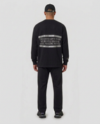 The Hustlers Long Sleeve Shirt black - full body back