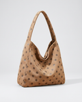 Polkadot Bag in Camel – polka dot shoulder bag