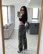 Camo Wide-Leg Jeans - mirror side