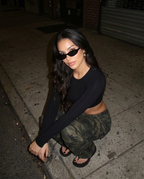 Camo Wide-Leg Jeans - night