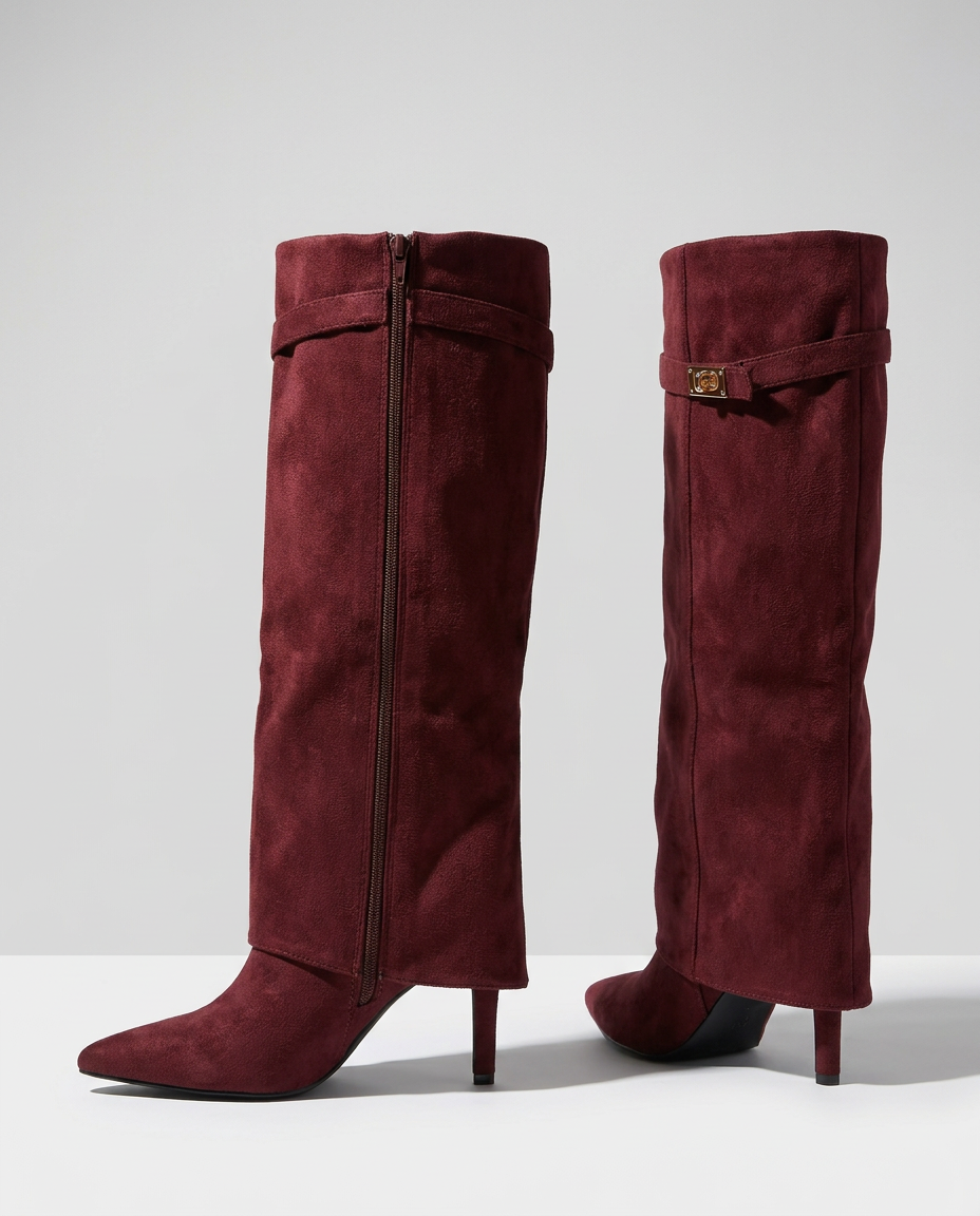 Monaco Boots in Burgundy