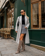 Monaco Boots in Taupe - Paris café look