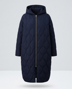 Chamonix Quilted Coat - Navy