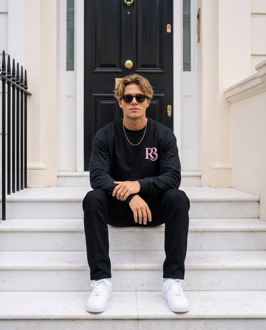 You don't know the owner Long Sleeve in Black, front, men's, London | R3CEIVED