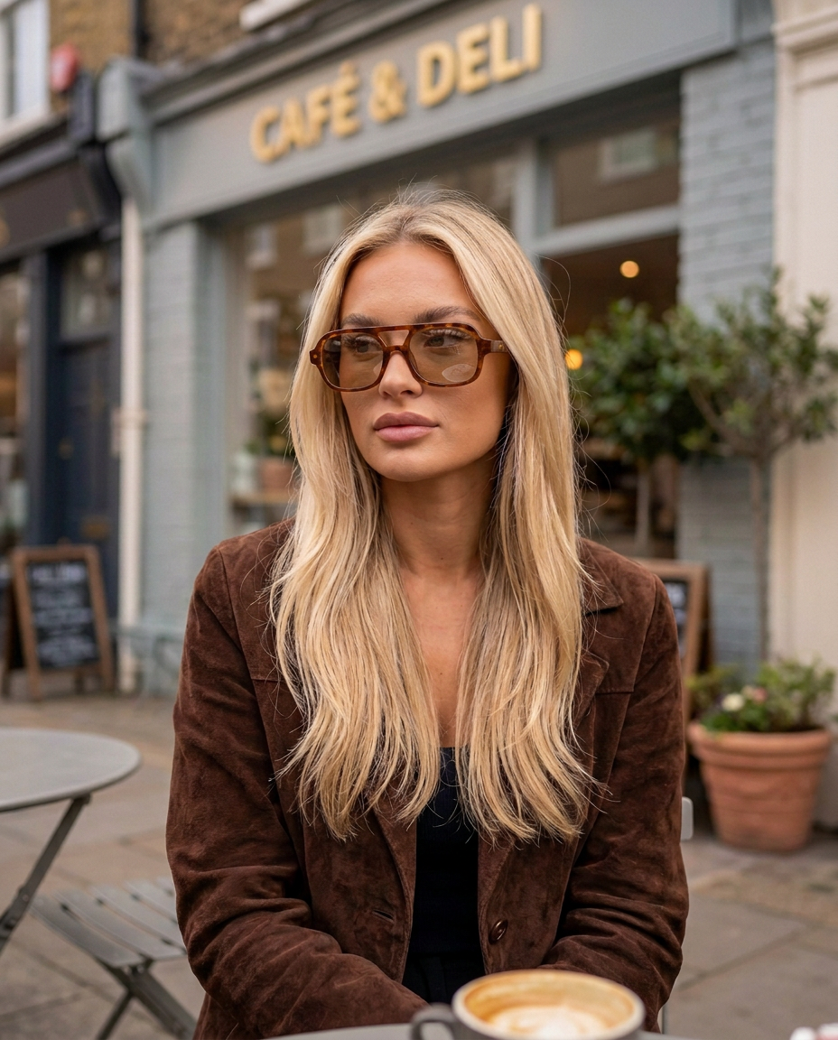 London Sunglasses in Champagne Tortoise