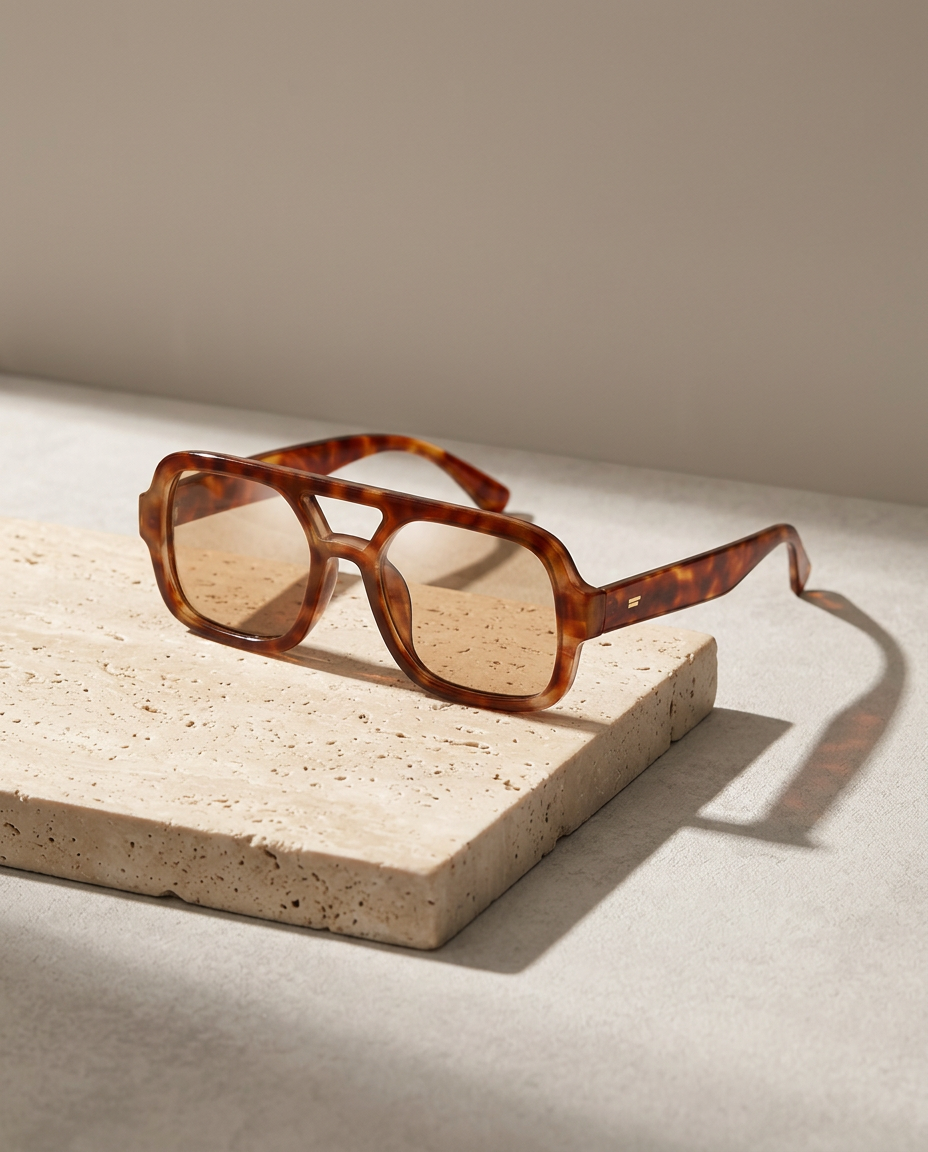 London Sunglasses in Champagne Tortoise