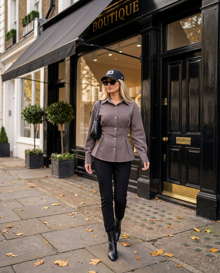 Margaux Shirt in Tobacco, London