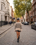 R3 Stripe Sweater in Camel